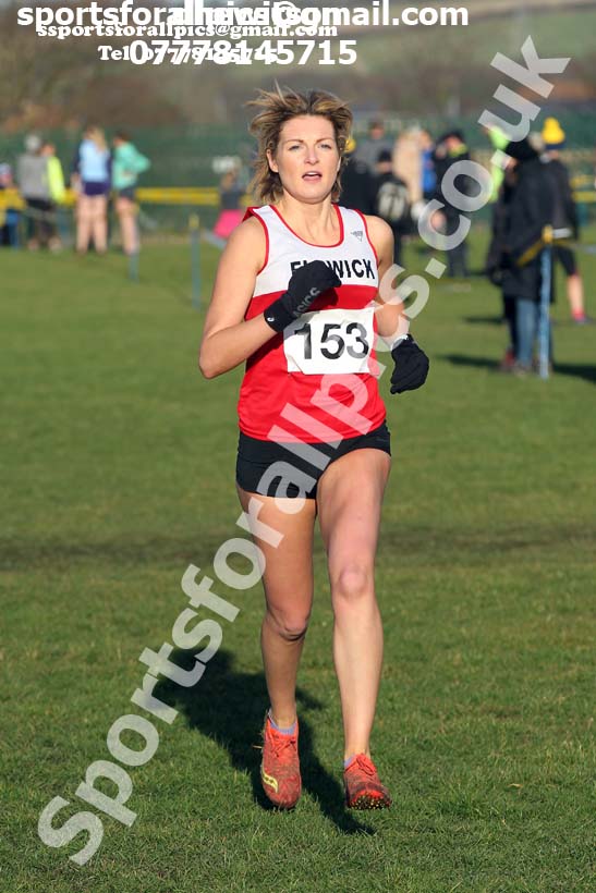 Senior womens 2020 Birtley Cross Country Relay, County Durham.  Photo: David T. Hewitson/Sports for All Pics